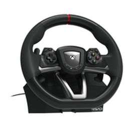 Hori HOR0810050910187 Volante de carreras Overdrive, incluye Pedales, compatible con PC y Xbox, Negro
