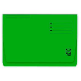 Subcarpeta Cartulina Gio Folio Pocket Verde Con Bolsa Y Solapa 320 gr-M2 25 unidades