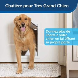 Puerta de marco de aluminio Staywell PETSAFE - Blanco - Para gatos o perros de hasta 100 kg