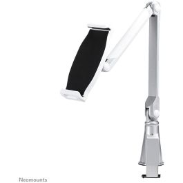 Neomounts Soporte Universal para Tablet TABLET-D100SILVER, Abrazadera Escritorio, 4.7-12.9 Pulgadas, Movimiento Completo, Plata, Aluminio