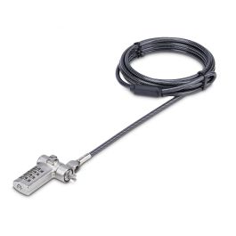 Cable USB Startech UNIVC4D-LAPTOP-LOCK Negro/Gris 2 m