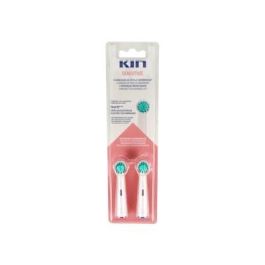 Kin SENSITIVE Cabezal Cepillo Eléctrico Universal 2 Unidades Recambio con Cerdas Indicadoras de Desgaste Precio: 12.50000059. SKU: S0596434