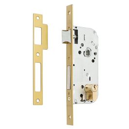TESA 130/48C/Ae Cerradura Embutir Madera, Entrada 40mm, Ejes 70mm, Frente Recto Latonada, Cilindro Europerfil TE5, 3 Llaves Precio: 30.50000052. SKU: B1A94Y95F5