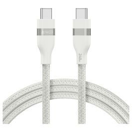 Anker USB-C Cable A82E2, USB-C a USB-C 90 cm, 240W PD, Blanco, Tejido Reciclado, Certificado USB-IF, 0.9 m, 0.48 Gbit/s Precio: 51.79000013. SKU: B1EFR5EV9Q
