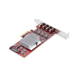 Cable USB Startech P10Q4C-USB-CARD Rojo