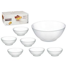 Juego 7 Bol Generation Pasabahce - Vidrio Transparente, 27x16.5x40.5 cm, 360 ml + 2420 ml (4 Unidades)
