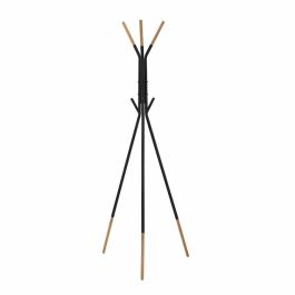 Perchero de Pie DKD Home Decor Negro Natural Acero Plástico Loft 65 x 65 x 179 cm Precio: 56.50000015. SKU: B19VP7LLVK