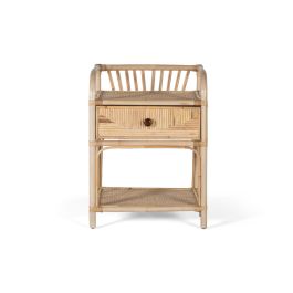 Giner y Colomer Mesita de Noche Rattan Natural 65x50x40 cm Sin Montaje Precio: 241.9879. SKU: B1GPYAY9GR