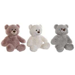 Peluche Kids DKD Home Decor Gris Marron 34 x 40 x 34 cm (3 Unidades)