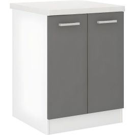 Gabinete de cocina ULTRA L 60 cm con encimera incluida - Gris