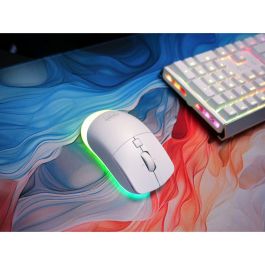 Cherry XTRFY M50 WIRELESS Ratón Inalámbrico para Juegos Bluetooth y 2,4 GHz - Blanco