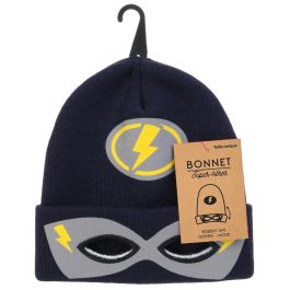 Sensly Gorro Infantil Superhéroe-Gato con Antifaz Talla Única El borde al desdoblarse se convierte en antifaz Precio: 4.49999968. SKU: B19DSQ5ELZ