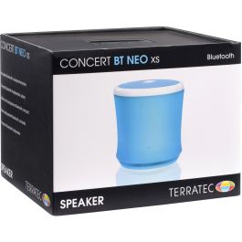 TERRATEC 145359 Altavoz Inalámbrico Bluetooth 2.1+EDR, 2.2W, de 1 Vía, Azul, Universal, CONCERT BT NEO xs