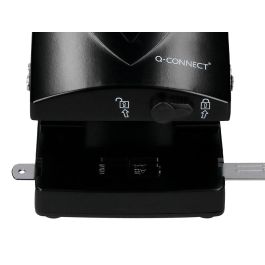 Taladrador Q-Connect Kf01237 Negro Abertura 6,5 mm Capacidad 65 Hojas