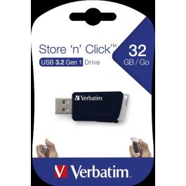 Verbatim Pendrive Store'N'Click 32 GB USB 3.2, Slide and Lock, Lectura hasta 80 MB/s, Negro Precio: 5.98999973. SKU: B16FM3LC2S