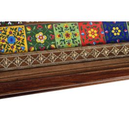 Giner y Colomer Mesa Centro Palisandro con Azulejos y Latón 120x60cm