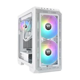 Thermaltake CT200 Ventilador para PC de 200mm Blanco con Iluminación ARGB Sync, 500-900 RPM, 131.6 CFM, 1 Unidad