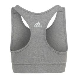 Camiseta de Tirantes Mujer Adidas Essentials Linear Logo Gris 33
