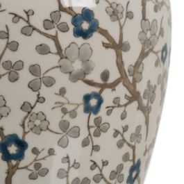 Lámpara Mesa Blanco-Gris Porcelana 23 X 23 X 44 cm