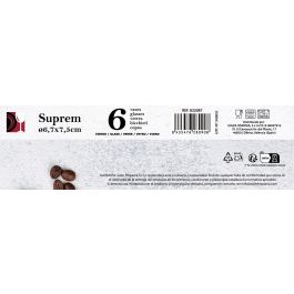Set de 6 Vasos Bombón Suprem 125 ml - La Mediterranea (12 Cajas) Set de 6 Vasos Bombón Suprem 125 ml - La Mediterranea (12 Cajas)
