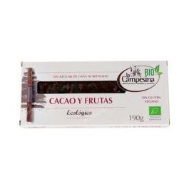 LA CAMPESINA Turrón Cacao Frutas Ecológico Sin Gluten Sin Azúcar 190 Gr Precio: 11.6900003. SKU: B1F5L4K3K2