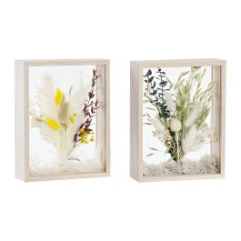 DKD Home Decor Juego 2 Unidades Decoración Shabby Chic Beige Verde, Adornos de Flor Seca y MDF para Hogar, 21 cm Alto x 16 cm Ancho DKD Home Decor Juego 2 Unidades Decoración Shabby Chic Beige Verde, Adornos de Flor Seca y MDF para Hogar, 21 cm Alto x 16 cm Ancho