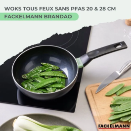 Fackelmann Brandao Juego de 2 Woks - 20 y 28 cm