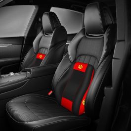 Momo Corsa Soporte Lumbar Coche Ergonómico Rojo-Negro