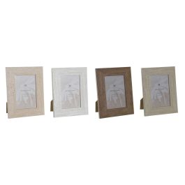 Marco de Fotos Home ESPRIT Blanco Marrón Beige Marfil Cristal Poliestireno Mármol Escandinavo 16 x 2 x 21 cm (4 Unidades) Precio: 13.50000025. SKU: B174MB6BGC