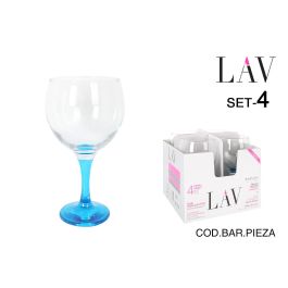 Set de 4 Copas Combinados Azul 645 cc - LAV (6 Cajas) Precio: 46.90000051. SKU: B12N79PR6P