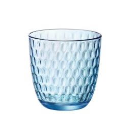 Bormioli Rocco Slot Set 6 Vasos Bajos Vidrio 29 cL Azul, Con Relieve, Fabricado en Italia, Apto Lavavajillas Precio: 5.89000049. SKU: S2710432