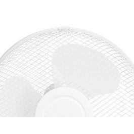 Argon - Ventilador de Mesa 40W Blanco, 33x47x27cm, 3 Velocidades, Oscilación, Giro 75° y Cabezal Inclinable