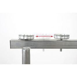 Algon Bbq Trípode 2 en 1 Regulable para Paelleros, Ancho 34 cm, Alto 10 cm, Largo 72 cm (4 Unidades)
