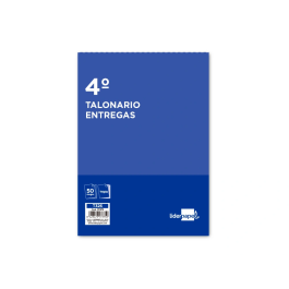 Liderpapel Talonario Entregas T326 con 2 Copias en Tamaño Cuarto Natural 144x210 mm
