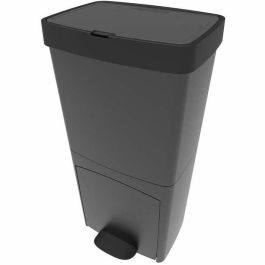 Kitchen Move KIT3666162005467 Papelera de Cocina Clasificación Vertical PICEA 70 Litros Doble Compartimento Gris Kitchen Move KIT3666162005467 Papelera de Cocina Clasificación Vertical PICEA 70 Litros Doble Compartimento Gris