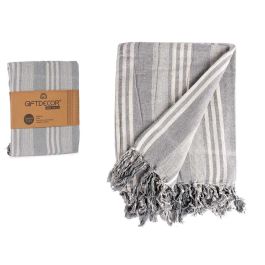 Multiusos Rayas Gris Claro 235X205Cm Giftdecor (8 Unidades) Precio: 44.98999978. SKU: B1J6EX2XYD