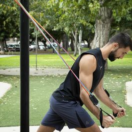 Pack Tabla de Flexiones Push-Up y Set de Bandas de Resistencia con Accesorios y Guía de Ejercicios InnovaGoods