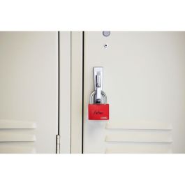 ABUS T65AL SL 5 Candado de Aluminio Blanco con Llave Convencional y Grillete de Acero Endurecido