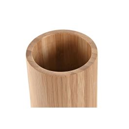 DKD Home Decor Vaso Basicos Natural Negro Bambu 7 x 11 x 7 cm