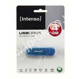 Intenso Memoria USB 2.0 Rainbow 4 GB, plástico transparente, azul, velocidad lectura 28 MB/s Intenso Memoria USB 2.0 Rainbow 4 GB, plástico transparente, azul, velocidad lectura 28 MB/s Precio: 5.89000049. SKU: B1FQQTFPAL