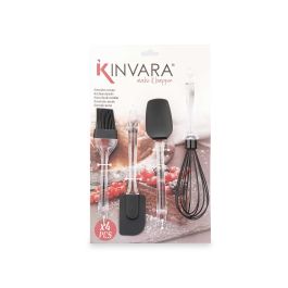 Set 4 Pzs Utensilios Silicona Kinvara 20X29CM (6 Unidades) Set 4 Pzs Utensilios Silicona Kinvara 20X29CM (6 Unidades)