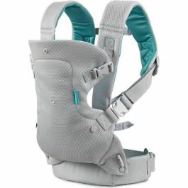 Infantino Portabebés Flip Air Transpirable para Niños 3.6-14.5 kg con 4 Modos de Transporte, Asiento y Correas Ajustables, Gris Turquesa Precio: 58.49999947. SKU: S7101621
