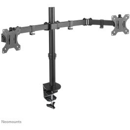 Neomounts FPMA-D550DBLACK Soporte de Escritorio Dual Full Motion para 2 Monitores 10-32" Ajustable Altura hasta 8kg Negro