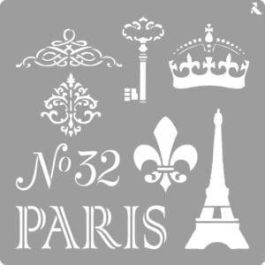 La Pajarita Stencil St-06 Plantilla Decorativa Modelo Paris Precio: 5.50000055. SKU: B1GDT8XTYS