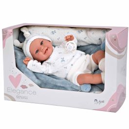 Muñecas Arias Muñeca Elegance Babyto 35 cm Azul, con Suave Manta y Peso Realista, Ideal para Niños y Niñas a partir de 3 Años Muñecas Arias Muñeca Elegance Babyto 35 cm Azul, con Suave Manta y Peso Realista, Ideal para Niños y Niñas a partir de 3 Años