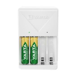 Varta Cargador de Pilas 2 ó 4 AA/AAA y 4xAA 2100 mAh Blanco Varta Cargador de Pilas 2 ó 4 AA/AAA y 4xAA 2100 mAh Blanco
