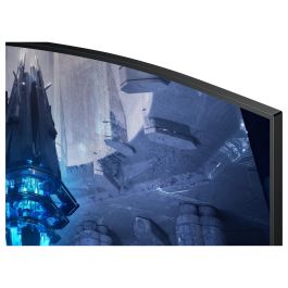 Samsung LS32BG750NPX Monitor Gaming 32" 4K UHD 165Hz 1ms Mini-LED Quantum HDR 2000 Curvo 1000R G-Sync Compatible FreeSync Premium Pro Negro