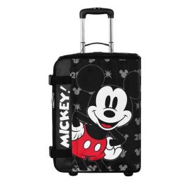 Karactermania Maleta de Cabina Plegable Mickey Mouse Surprise Negra Poliéster 35x20x55 cm