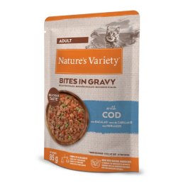Affinity Nature's Variety Cat Wet Bites In Gravy Bacalao 22x85 gr Precio: 38.5899998. SKU: B18A58HZJR