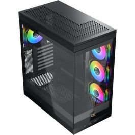 Caja PC - XIGMATEK - META - Torre Media - E-ATX - Vidrio Templado - ARGB - Negro Caja PC - XIGMATEK - META - Torre Media - E-ATX - Vidrio Templado - ARGB - Negro